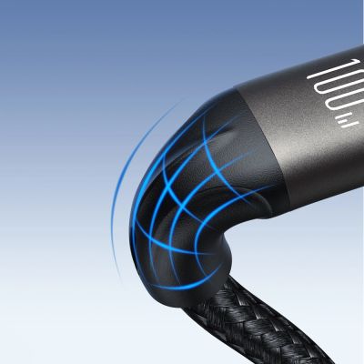 14. Joyroom Light-Speed ​​Serie S-A25 USB-C / USB-C Kabel 100W 1,2m - schwarz
