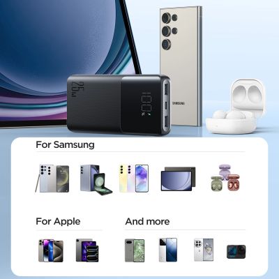 15. Joyroom JR-PBF20 25W 10000mAh Powerbank - Schwarz