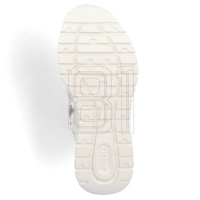11. Rieker W RKR720 isolierte Sportstiefel, weiß
