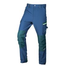 Mix&Match Arbeitshose, 4-Wege-Stretch, marineblau und grün, Größe XXL
