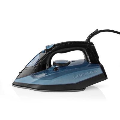 2. Nedis IRON2000 Trockenbügeleisen mit Keramikplatte, 2600 W, Blau