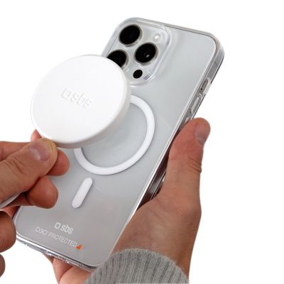 3. SBS D3O MagSafe Hülle für iPhone 15 Pro – transparent
