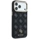 4. Guess Peony 4G MagSafe Hülle mit kleinem Logo für iPhone 17 Pro Max / 18 Pro Max – Schwarz