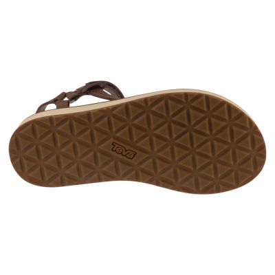 4. Teva W Original Universal Slim Leather Sandalen 1151031-ACR Braun 36