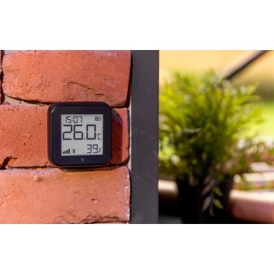12. Shelly H&T Gen3 Innen-/Außentemperatur- und Feuchtigkeitssensor, freistehend, kabelgebunden und kabellos