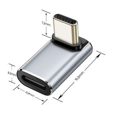 7. Tech-Protect Ultraboost AA03 USB-C Winkeladapter - Grau
