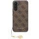 3. Guess 4G Charms Collection Hülle für Samsung Galaxy A54 5G - Braun