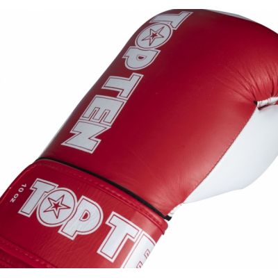 3. TOP TEN STAR-XLP Boxhandschuhe 10 oz Rot