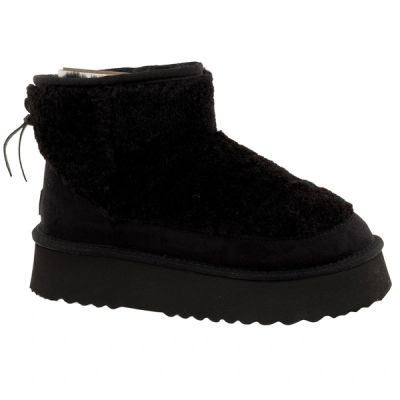 O'Neill Damen-Schneestiefel Avaloria, schwarz, gefüttert, Plateau