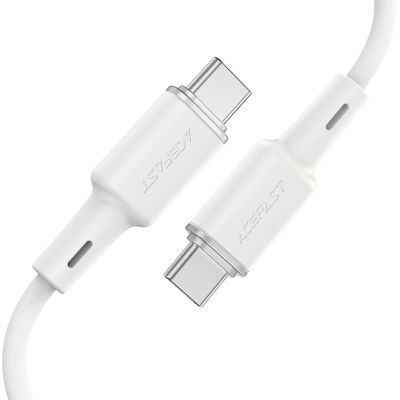 3. Acefast C2-03-CC USB-C – USB-C PD QC-Kabel 60 W 3 A 480 Mbit/s 1,2 m – Weiß