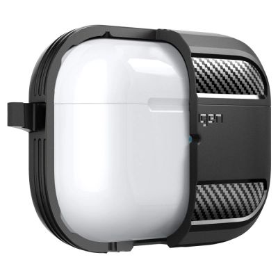 8. Spigen Rugged Armor Hülle für Apple AirPods Pro 1/2 – mattschwarz