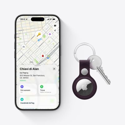 2. Apple AirTag Personal Finder Silber, Weiß