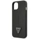 6. Guess GUHCP13SPSATLK iPhone 13 mini 5,4 "schwarz / schwarzes Hardcase SaffianoTriangle Logo