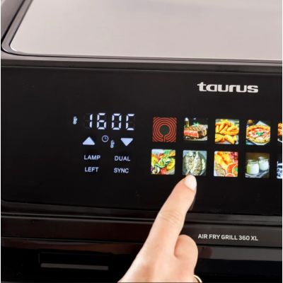 6. Taurus 973004000 Heißluftfritteuse mit langem Korb und Grill