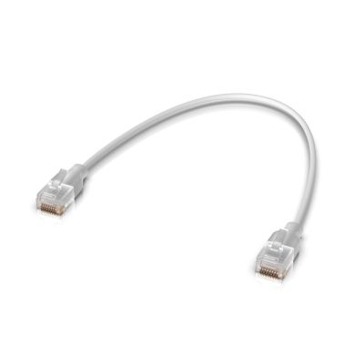 11. UTP Ubiquiti UniFi Etherlighting Patchkabel (UACC-Cable-Patch-EL-0.3MW) Kat. 6 0,3 m weiß