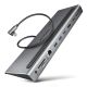 Axagon HMC-4KX3 Kabelgebundene Dockingstation USB 3.2 Gen 1 (3.1 Gen 1) Typ-C Grau