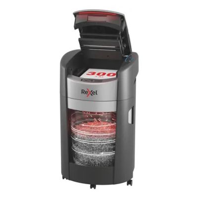 Rexel ShredMax AutoFeed+ 300X Aktenvernichter, P4, 300 Blatt, 25-Liter-Auffangbehälter