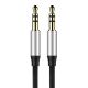 3. Baseus Yiven M30 Stereo AUX 3,5 mm Audiokabel Stecker Miniklinke 1m silber-schwarz (CAM30-BS1)