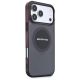 4. Mercedes AMG IML Transparent Bicolor Block MagSafe Hülle für iPhone 18 Pro Max / 17 Pro Max - Schwarz und Burgunderrot