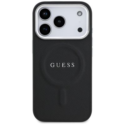 3. Guess Classic Logo MagSafe Hülle für iPhone 17 Pro – Schwarz