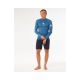 3. Herren Lycra RIP CURL Waves UPF Perf Langarmshirt blau