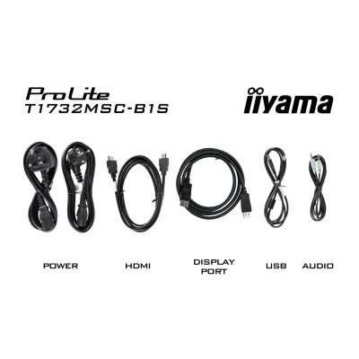 9. IIYAMA T1732MSC-B1S Monitor 17 Zoll PCAP Rahmenloses Frontdisplay 10P Touchscreen 1280x1024
