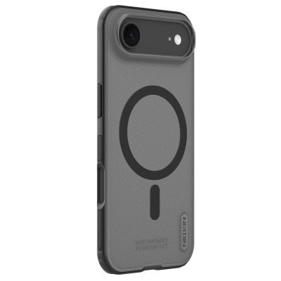 3. Nillkin Super Frosted Shield Pro MagSafe-kompatible Hülle für iPhone 17 Air – Transparent Schwarz
