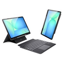 Dux Ducis (DK-Serie) Tastaturhülle für Samsung Tab S10 FE+ (Plus) mit Hintergrundbeleuchtung – Schwarz