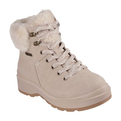 Skechers Damen-Winterstiefel, wasserdicht, PARK CITY 168087 NAT