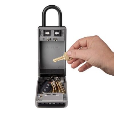 2. MASTER LOCK 5480EURD Schlüsselschrank Stahl Schwarz, Grau