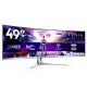 59. Philips Evnia 8000 49M2C8900L/00 Computermonitor 124,2 cm (48,9 Zoll) 5120 x 1440 Pixel Dual QHD QD-OLED Weiß