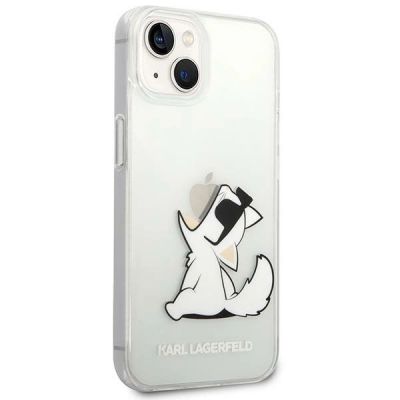 4. Karl Lagerfeld KLHCP14MCFNRC iPhone 14 Plus 6,7 "Hardcase klar / transparent Choupette Fun
