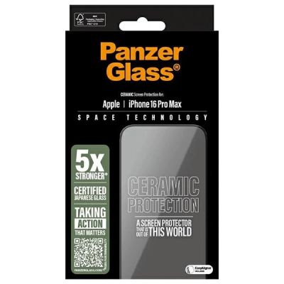 4. PanzerGlass Keramik-Displayschutz iPhone 16 Pro Max 6,9" Ultra-Wide Fit 2856