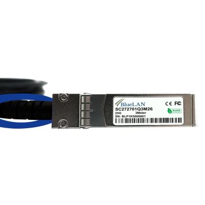 3. BlueOptics SFP-H25G-CU1M-BL InfiniBand/Glasfaserkabel 1m SFP28 Schwarz