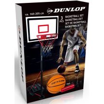 DUNLOP VERSTELLBARES BASKETBALLSET 1,65-2,05 M 3-IN-1