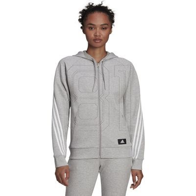 6. Adidas FI 3-Streifen Full-Zip Reg Sweatshirt W H57289