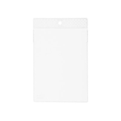 4. Strapazierfähige Dokumententasche aus Kunststoff 229719, 105 x 148 mm (A6), 100 Stück.