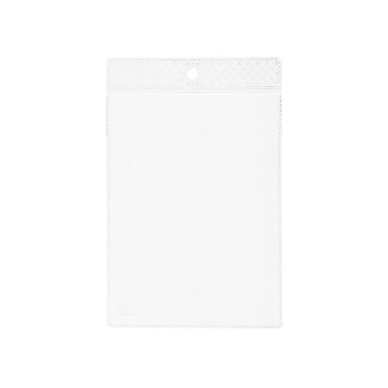 4. Strapazierfähige Dokumententasche aus Kunststoff 229719, 105 x 148 mm (A6), 100 Stück.