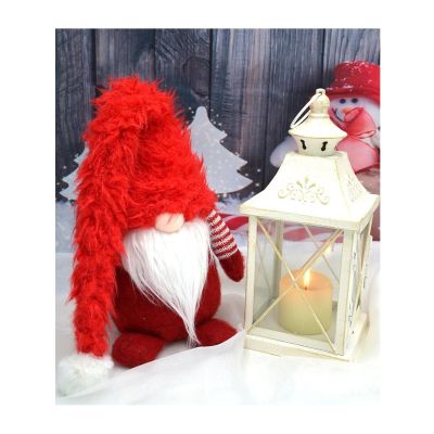 12. Gartenzwerg mit Pelzmütze, 64,5 cm