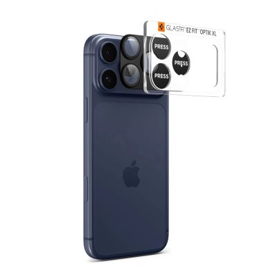 2. Spigen Optik Pro XL Kameralinsenglas für iPhone 17 Pro – Schwarz