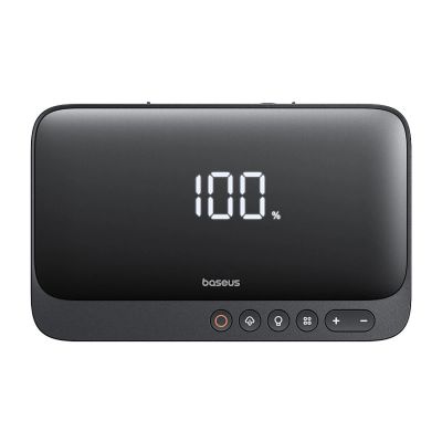 Starthilfe Baseus Super Energy BS-CH013 4in1 600A mit Taschenlampe / 6000mAh Powerbank / Kompressor - Schwarz