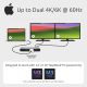 33. Kensington SD5760T – Dockingstation – USB-C / USB 4.0 / Thunderbolt 3 / Thunderbolt 4 – 2 x HDMI, Thunderbolt – Gigabit-Ethernet
