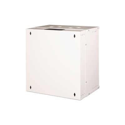 11. 19-Zoll-12-HE-Wandnetzwerkschrank, SOHO PRO 595 x 540 x 400 mm, Glastür, grau, unmontiert, 60 kg