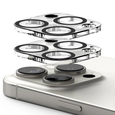 4. Ringke Kameraschutz 2er-Pack Panzerglas für iPhone 16 Pro / 16 Pro Max