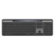 Logitech Signature Slim Solar+ K980 Tastatur Universal RF Wireless + Bluetooth QWERTY UK International Graphit