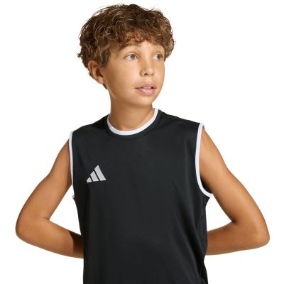 7. adidas Entrada 26 Sleeveless Jersey Kinder-Trikot schwarz KB3933
