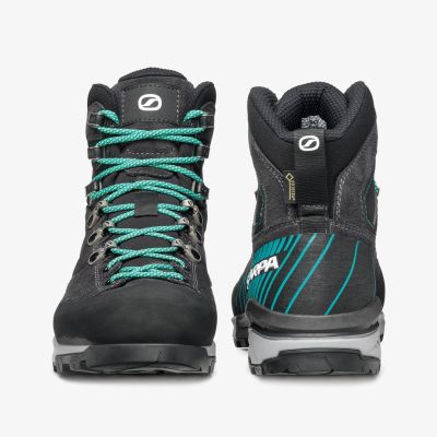 3. Scarpa Mescalito TRK GTX Damen-Trekkingschuhe – Tropengrün/Dunkelanthrazit, Größe: 37