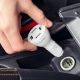 6. Wozinsky WCCAW 50W 4x USB-A QC Autoladegerät - Weiß