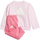8. Adidas Essentials Pinker Trainingsanzug für Kinder JC9645