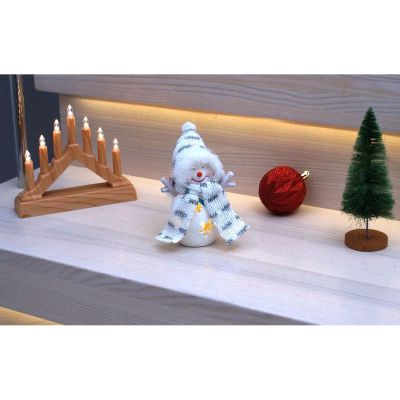 20. LED-Schneemannfigur 7x6x16cm
